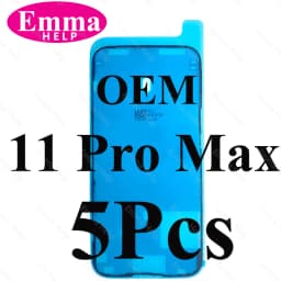 5pcs OEM Waterproof Sticker Adhesive for iPhone 11 12 13 Pro Max X XR XS 7 8Plus Pre-Cut Glue LCD Frame Screen Tape Bezel Seal