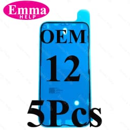 5pcs OEM Waterproof Sticker Adhesive for iPhone 11 12 13 Pro Max X XR XS 7 8Plus Pre-Cut Glue LCD Frame Screen Tape Bezel Seal
