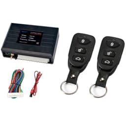 Hippcron Car Remote Central Lock Door Keyless Entry Car Alarm Systems Open The Trunk with Light Flashes