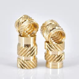 Heat Brass Insert Nut M1 M1.4 M1.6 M2 M2.5 M3 M4 M5 M6 M8 Knurled Thread Nutsert Hot Melt Injection Molding Embed 3d Printer Nut