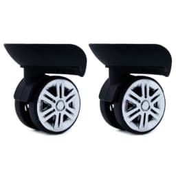 1 Pair A09 A57 Trolley Case Luggage Wheels No Noise Luggage Swivel Left & Right Silent Wheels DIY Suitcase Replacement Parts