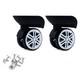 1 Pair A09 A57 Trolley Case Luggage Wheels No Noise Luggage Swivel Left & Right Silent Wheels DIY Suitcase Replacement Parts