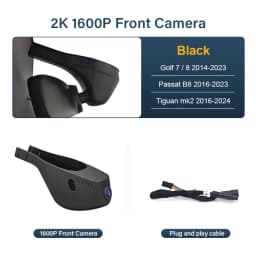 4K Plug and Play Dash Cam Car DVR Camera For Volkswagen VW Passat B8,Tiguan MK2,CC,Golf,Multivan T6,Touran, For Skoda Octavia