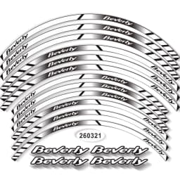 High-quality waterproof decals for modification of motorcycle wheel rim stickers for Piaggio beverly
