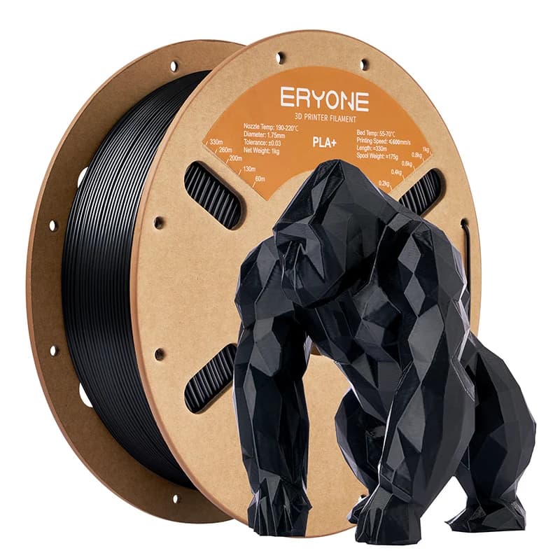 ERYONE 1KG PLA Plus Premium Filament 1.75mm 3D Print, Multicolor Available,1kg pla+ filament,1kg/spool