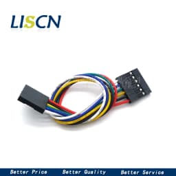 10PCS 2.54 2.54MM Wire Dupont Line female to female 1P2 3 4 5 6 7 8 9 10 12 Pin Dupont cable connector JUMPER CABLE WIRE FOR PCB
