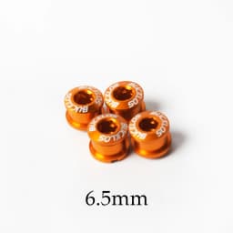BUCKLOS 4pc 5pc Chainring Bolts 6.5mm 8.5mm Bike Chainwheel Screws Aluminum Alloy Bicycle Plate Screw for Single/double Crankset