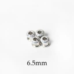 BUCKLOS 4pc 5pc Chainring Bolts 6.5mm 8.5mm Bike Chainwheel Screws Aluminum Alloy Bicycle Plate Screw for Single/double Crankset