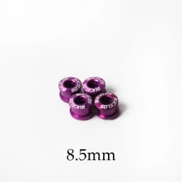 BUCKLOS 4pc 5pc Chainring Bolts 6.5mm 8.5mm Bike Chainwheel Screws Aluminum Alloy Bicycle Plate Screw for Single/double Crankset