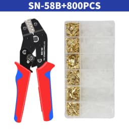 Ratchet crimping tool SN-58B crimping pliers XH2.54/DuPont2.54/2.8/4.8/6.3/uninsulated/ferrule terminals 0.5-1.5mm ²/ AWG23-16