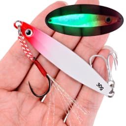 New 7g 12g 17g 22g 30g 40g Metal Cast Jig Spoon Shore Casting Jigging Fish Sea Bass Fishing Lure Artificial Bait Winter Tackle