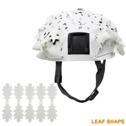 3D Camo Laser Cut Leaf Shape Airsoft Helmet Cover Mesh Helmet Cloth Paintball Paratrooper Hunting Airsoft Helmet Accessories