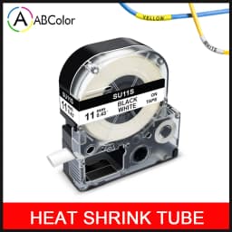 Compatible SU5S SU5Y SU11S SU11Y 9/18mm Heat Shrink Tubes For Epson/King Jim LA-4WBA5 LA-4YBA5 for Epson LW-300 LW-400 500 700