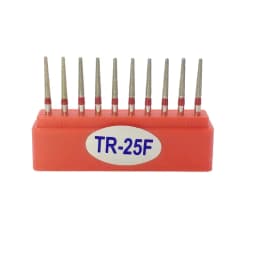 10pcs/Box Dental Diamond FG High Speed Burs for Polishing Smoothing Teeth Polishers TR Series Bur