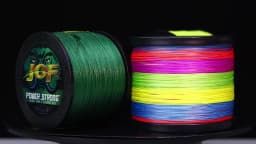 JOF Braided Fishing Line Multifilament Carp Fly 4/8 Strand 300M 500M 1000M Multicolor Japan Spinning Extreme PE Strong Weave