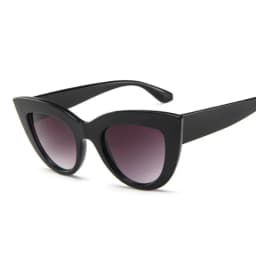 Vintage Cat Eye Sunglasses Woman Retro Brand Cateye Shades Sun Glasses Gradient Mirror Plastic Frame Designer Oculos De Sol