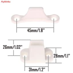 2Pcs Camper Door Retainer Catch Caravan Motorhomes Boat RV Stopper Clip Stay Holder Latch RV Motorhome Boat Replacement Parts