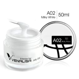 50ml Venalisa TPO FREE Soak off Thick Jelly Gel UV Construction Gel Builder Extend 24 Color Camouflage Milky White Hard Nail Gel