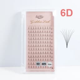 Goddess Premade Volume Fans 5D 6D 10D 12D 16D 20D MIX Individual Lashes Pre Made Russian Volume Fan Eyelash Extension Faux Mink
