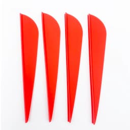 50pcs 3inch Archery Feathers 8 Color Shield and Drop Shape Cut Fletching Rubber Vane Arrow Hunting Shooting Accessories