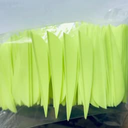 50pcs 3inch Archery Feathers 8 Color Shield and Drop Shape Cut Fletching Rubber Vane Arrow Hunting Shooting Accessories