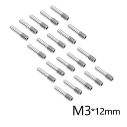 10pcs M3*12mm M4*12mm Set Screw Front/Rear Bumper Pin Screws Middle Axle Bolt for 1/10 RC Crawler SCX10 Car Models