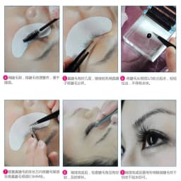 1pc FUNMIX Natural Fishtail Type Dovetail Fly Eyelash Soft Mink Eyelash For Fake Eyelashes Extension Makeup Tool
