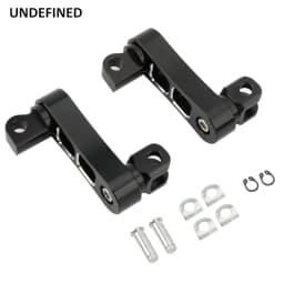 Motorcycle Adjustable Passenger Footpegs Mount Kit Highway Pegs Male Mount Foot Peg Clamp Support Extensions Bracket For Harley