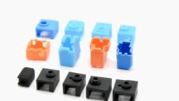Creativity 3D Printer Part Volcano Silicone Socks for Sidewinder X1 Genius Volcano Heat Block J-Head Hotend Extruder Block Cover