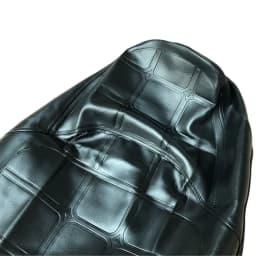 For Honda CM125 1 Set Leather Black Motorcycle Seat Cushion Pad With Strap Waterproof Dustproof Motorbike Seat Cover