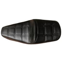 For Honda CM125 1 Set Leather Black Motorcycle Seat Cushion Pad With Strap Waterproof Dustproof Motorbike Seat Cover