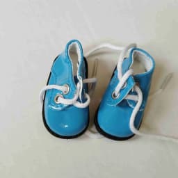 5.5cm Doll Toy Bright Leather Shoes for 1/6 Doll Toys Accessories Handmade Cute Doll Bandage Shoes Girls Gifts Doll Accessories