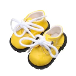 5.5cm Doll Toy Bright Leather Shoes for 1/6 Doll Toys Accessories Handmade Cute Doll Bandage Shoes Girls Gifts Doll Accessories