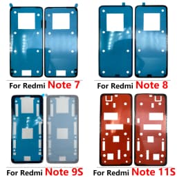 NEW Tested Waterproof Adhesive Back Housing Battery Cover Glue Stickers For Xiaomi Redmi Note 10 7 8 9 11 4G 12 Pro Plus 11S 9S