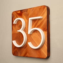 1pc 125mm Floating House Number Outdoor 5 inch White Aluminum Alloy Apartment Door Numbers Mailbox Address Sign #0-9 With Screws
