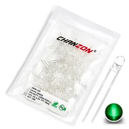 3mm LED Diode Kit Ultra Bright Warm White Red Green Blue UV Purple Yellow Orange Pink Clear Diffused Lens F3 Emitting Assortment