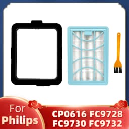 Fit For Philips PowerPro Expert CP0616 FC9728 FC9730 FC9731 FC9732 FC9733 FC9734 FC9735 Washable Inlet Filter and Exhaust Filter