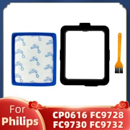 Fit For Philips PowerPro Expert CP0616 FC9728 FC9730 FC9731 FC9732 FC9733 FC9734 FC9735 Washable Inlet Filter and Exhaust Filter