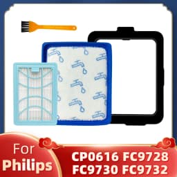 Fit For Philips PowerPro Expert CP0616 FC9728 FC9730 FC9731 FC9732 FC9733 FC9734 FC9735 Washable Inlet Filter and Exhaust Filter