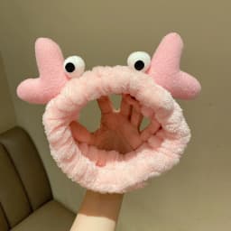 cute carrot Plush face wash hair band winter warm letter rabbit ear headbands fashion bow wide edge girl hair bands headdress