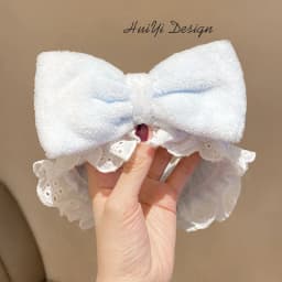 cute carrot Plush face wash hair band winter warm letter rabbit ear headbands fashion bow wide edge girl hair bands headdress
