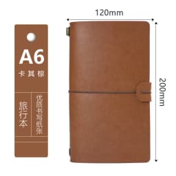 Korea Bandage Creative Handbook A6 Retro Portable Travel Notepad Diary Notebook