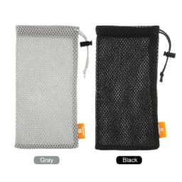 HAWEEL Headphone Phone Nylon Mesh Storage Pouch Bag For Smart Phones/iPad/Power Bank/Camera Accessories/18.5x9cm/24x16cm