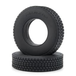 YEAHRUN 22/25/28/30mm Rubber Tyres Wheel Tires for Tamiya 1/14 RC Trailer Tractor Truck Front & Rear Wheel Rims Accessories Part