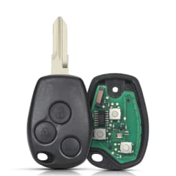 KEYYOU For Renault Clio Kangoo Master Modus Logan Twingo Fob ID46 PCF7946 / PCF7947 / 4A Chip 434MHz 3 Buttons Remote Car Key