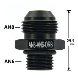 1Pcs Aluminum Alloy AN6/AN8/AN10/AN12 to AN/M14/M16/M18x1.5 Metric Fuel Hose Adapter Pipe Thread Fitting for Oil Cooler System