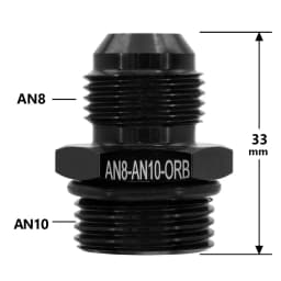 1Pcs Aluminum Alloy AN6/AN8/AN10/AN12 to AN/M14/M16/M18x1.5 Metric Fuel Hose Adapter Pipe Thread Fitting for Oil Cooler System