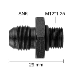 1Pcs Aluminum Alloy AN6/AN8/AN10/AN12 to AN/M14/M16/M18x1.5 Metric Fuel Hose Adapter Pipe Thread Fitting for Oil Cooler System