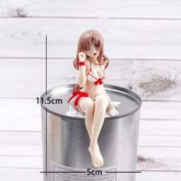 Fate/saber Sexy Anime Figure kawaii girl Figure Fate Stay Night Saber Action Figure Toys Accessories Car Dashboard Toy