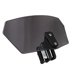 1X Universal Motorcycle Smoke Windscreen Wind Deflector Windshield For Triumph Yamaha Suzuki Honda Harley Touring BMW
